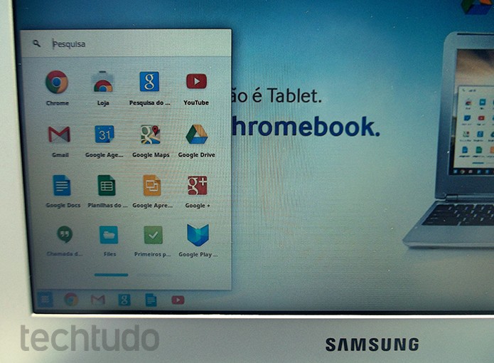 O computador roda todos os apps do Chrome OS sem engasgos (Foto: Paulo Alves/TechTudo)