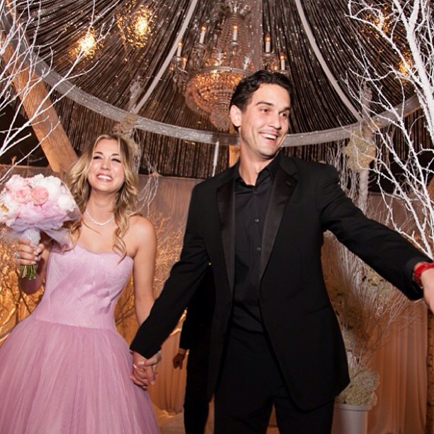 Kaley Cuoco casou com Ryan Sweeting em dezembro de 2013 (Foto: Instagram/Reprodução)