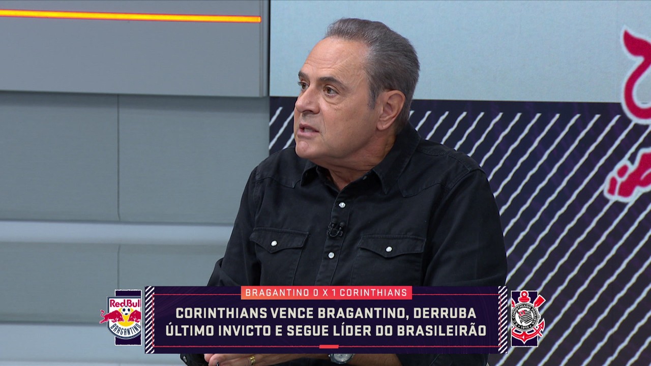 'Corinthians tem menos performance que Flamengo, mas tem mais resultado', diz Luís Roberto