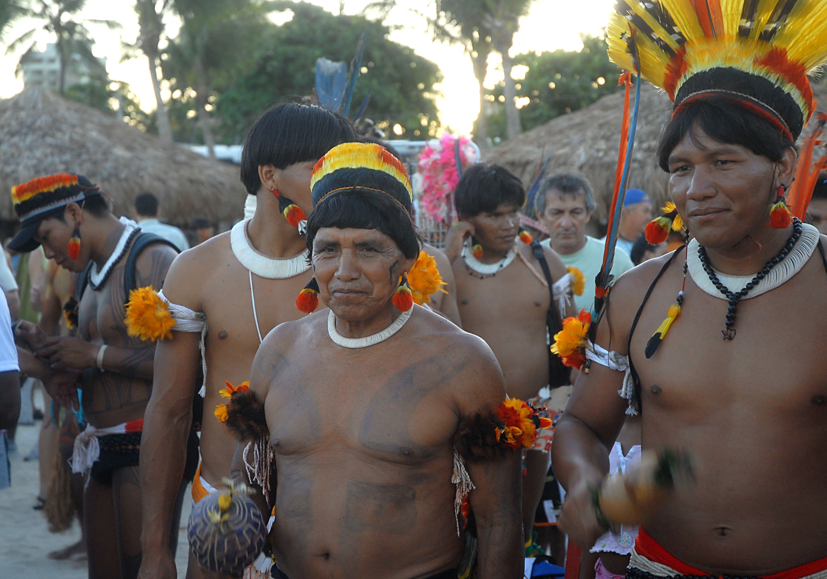 Os cuicuro, que vivem no Mato Grosso (Foto: Wikimedia Commons)