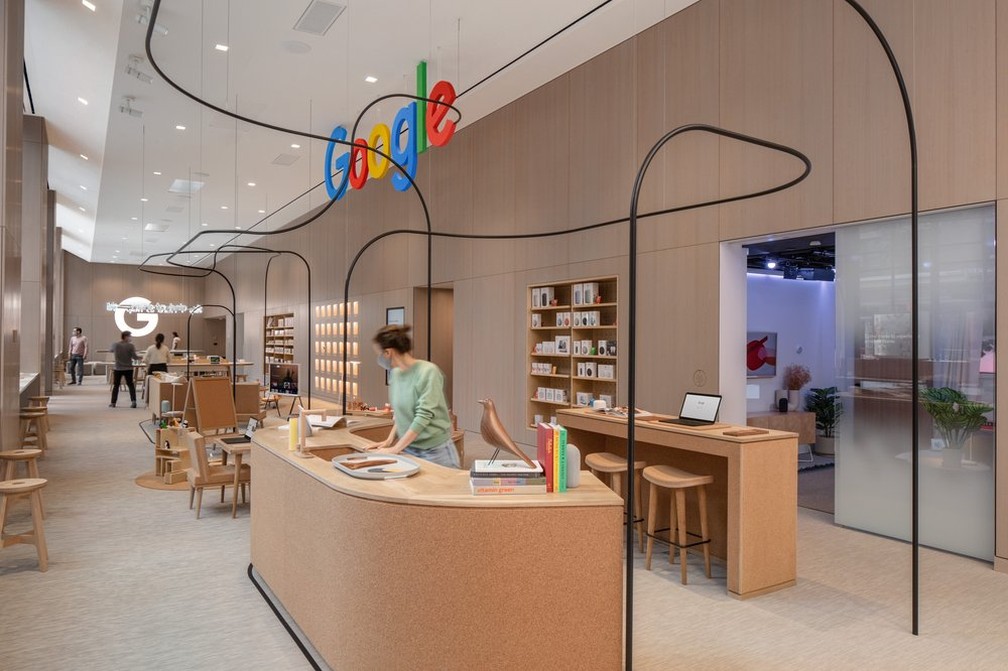 Loja do Google em Nova York, a primeira dora de sua sede — Foto: Divulgação