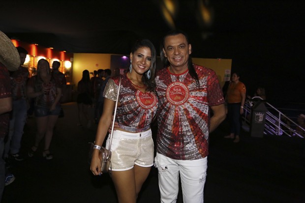Frank Aguiar e Carol Santos (Foto: Cláudio Augusto/Brazil News)