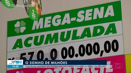 Quem que ser um milionário? Apostadores tentam a sorte na Mega da Virada