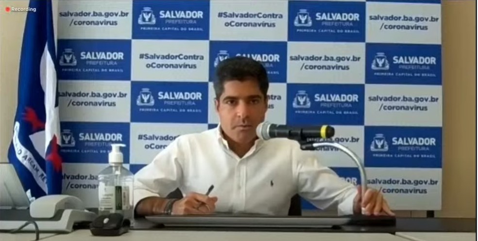ACM Neto disse que Salvador vai antecipar feriado de 8 de dezembro — Foto: Reprodução