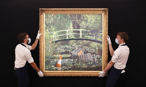Show de Monet, de Banksy (Foto: Reprodução/ Instagran)