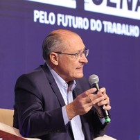 O vice-presidente eleito, Geraldo Alckmin, será ministro da Indústria e Comércio — Foto: Fabio Pinheiro/CBIC