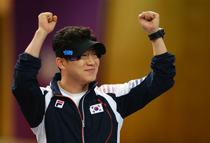 Jin Jong Oh - atirador da Coréia do Sul (Foto: Getty)