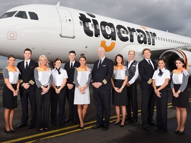 Os uniformes da Tigerair Austrália (Foto: Divulgação)