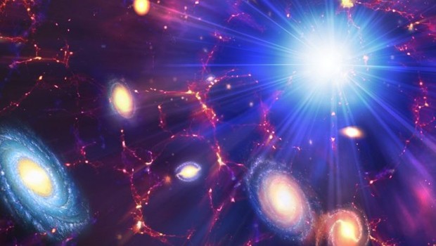 Nos instantes imediatamente seguintes ao Big Bang, tudo existia em escalas diminutas (Foto: Getty Images via BBC)