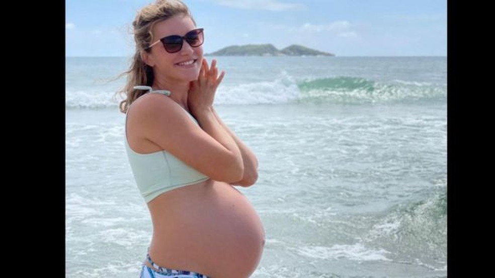 Anastasia Knyazeva teve seu segundo filho em Florianópolis após uma experiência não tão boa na Rússia — Foto: Arquivo pessoal via BBC