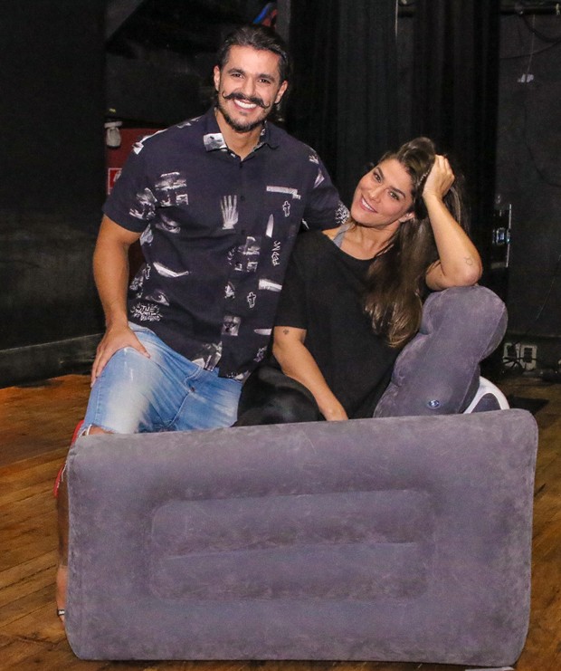 Priscila Fantin e Bruno Lopes (Foto: Thiago Duran/AgNews)