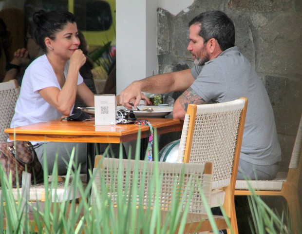 Anna Lima e o namorado, empresário Alê Salim (Foto: Daniel Delmiro/AgNews)