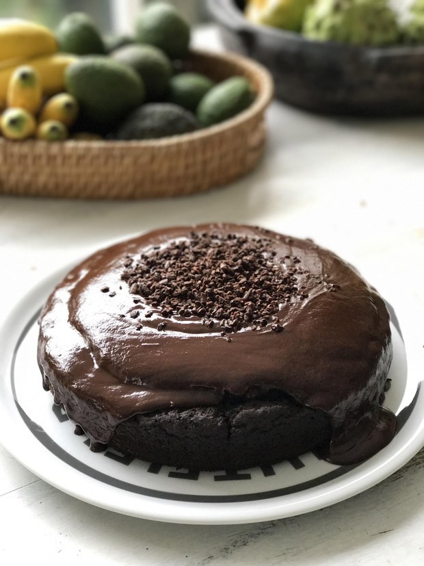 Receita de bolo de chocolate nutritivo (Foto: Ale Luglio)
