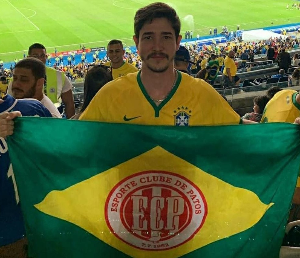 Pedro Leit�o, diretor de marketing e registros do Esporte de Patos � Foto: Acervo pessoal / Pedro Leit�o 