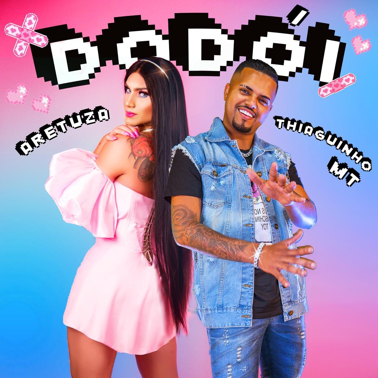 Capa do single Dodói, de Aretuza Lovi e Thiaguinho MT (Foto: Divulgação)
