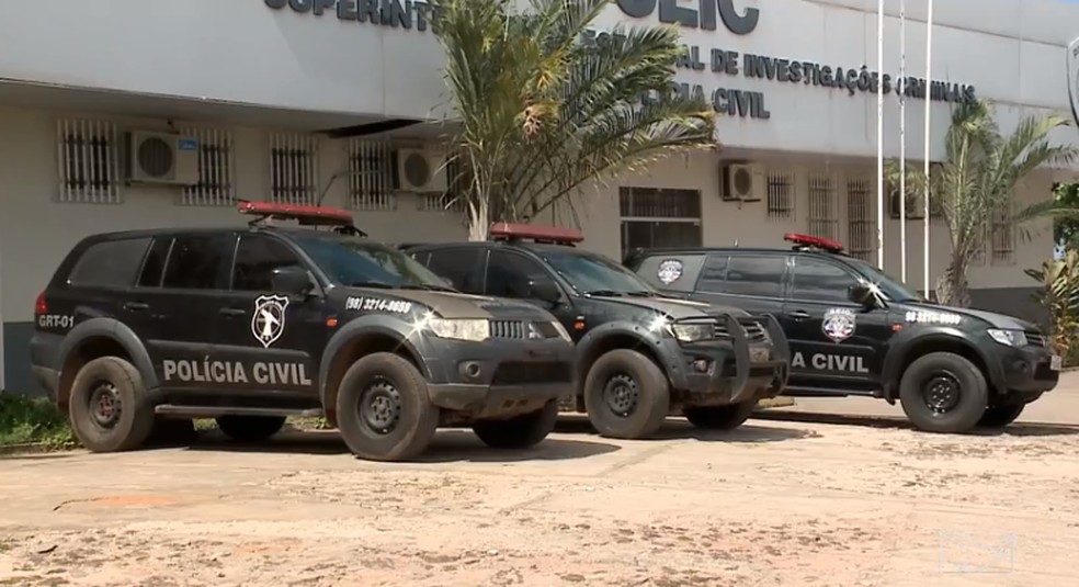 Sede da Seic, da PolÃ­cia Civil do MaranhÃ£o â Foto: ReproduÃ§Ã£o / TV Mirante