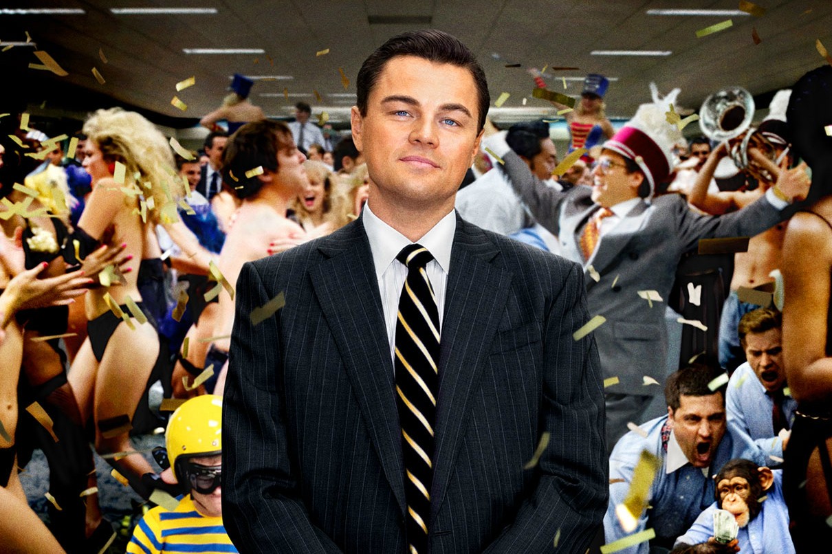 Leonardo DiCaprio em 'O Lobo de Wall Street'. (Foto: Divulgação)