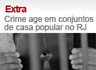Crime age em conjuntos de casa popular no RJ (Arte/G1)