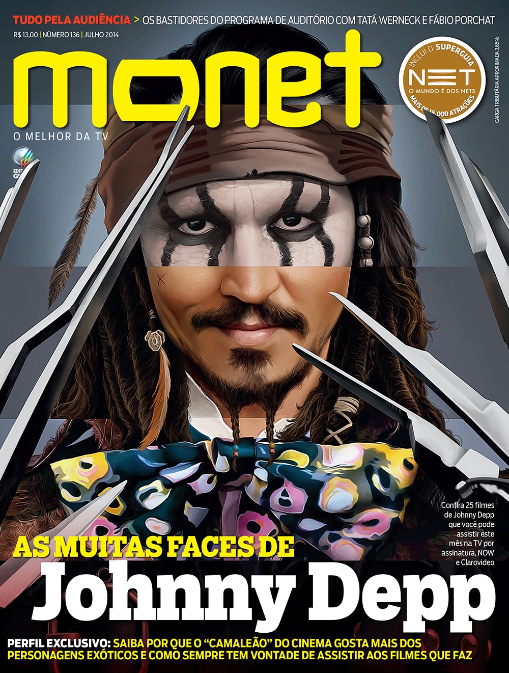 Capa Monet - Julho 2014 - Edição 136 (Foto: Ilustração Marcelo Garcia)