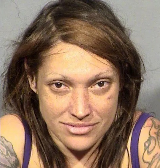 A atriz pornô Cheryl Murphy em registro feito pelas autoridades da cidade de Las Vegas (Foto: Divulgação)