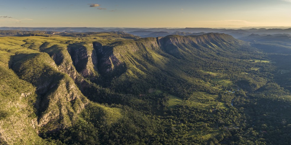 Cerrado brasileiro é uma das regiões com maior biodiversidade do planeta; na foto, vista da Chapada dos Veadeiros, em Goiás. — Foto: André Dib/Divulgação