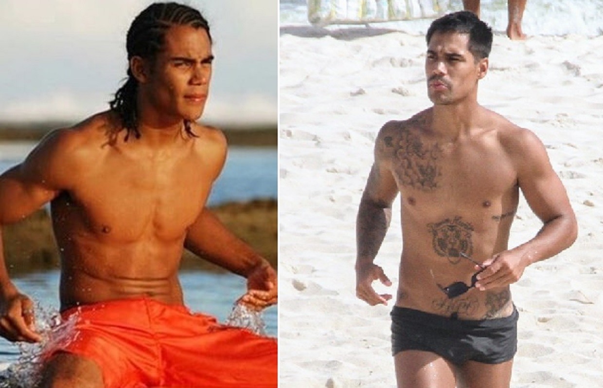Antes e depois: Micael Borges em Malhação (2009) e com visual atual (Foto: TV Globo e Daniel Delmiro/AgNews)