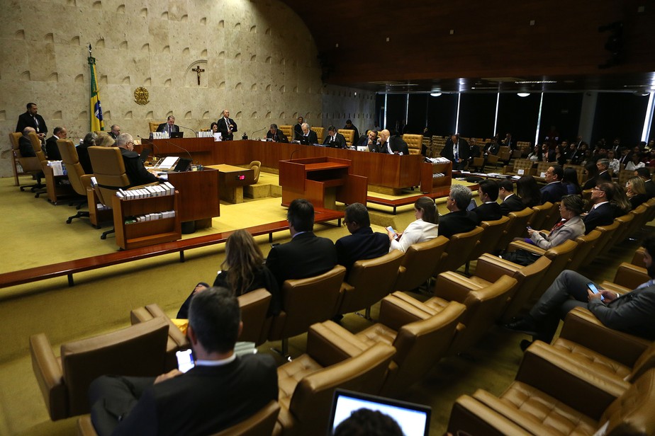 O plenário do STF: proposta de aumentar número de ministros é ameaça à democracia