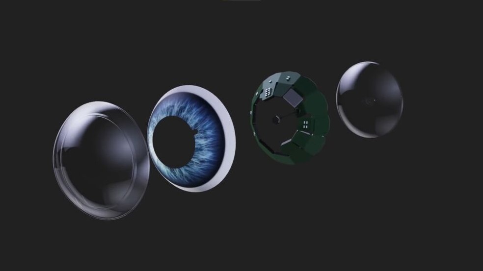 Mojo Lens deve ser a primeira lente de contato inteligente a ser comercializada no mundo — Foto: Divulgação/Mojo Lens