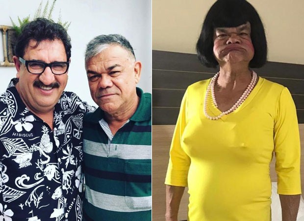 O humorista Luiz Carlos Ribeiro, conhecido como Rodela, e Ratinho (Foto: Reprodução/Instagram)