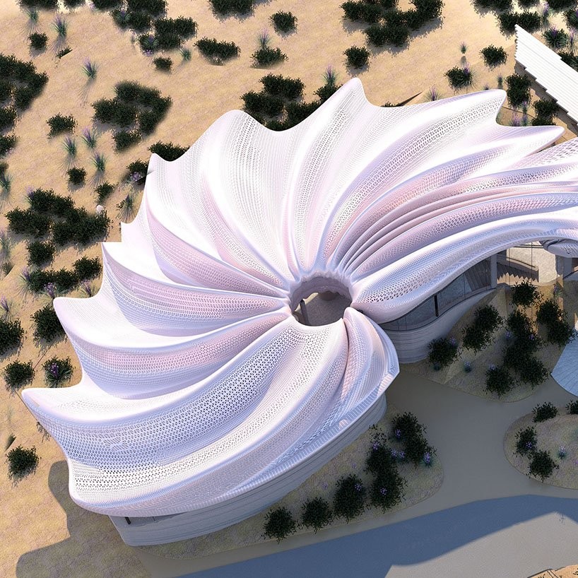 Estúdio projeta centro de visitantes moderno para empresa de esgoto de Abu Dhabi (Foto: Dave Edwards)