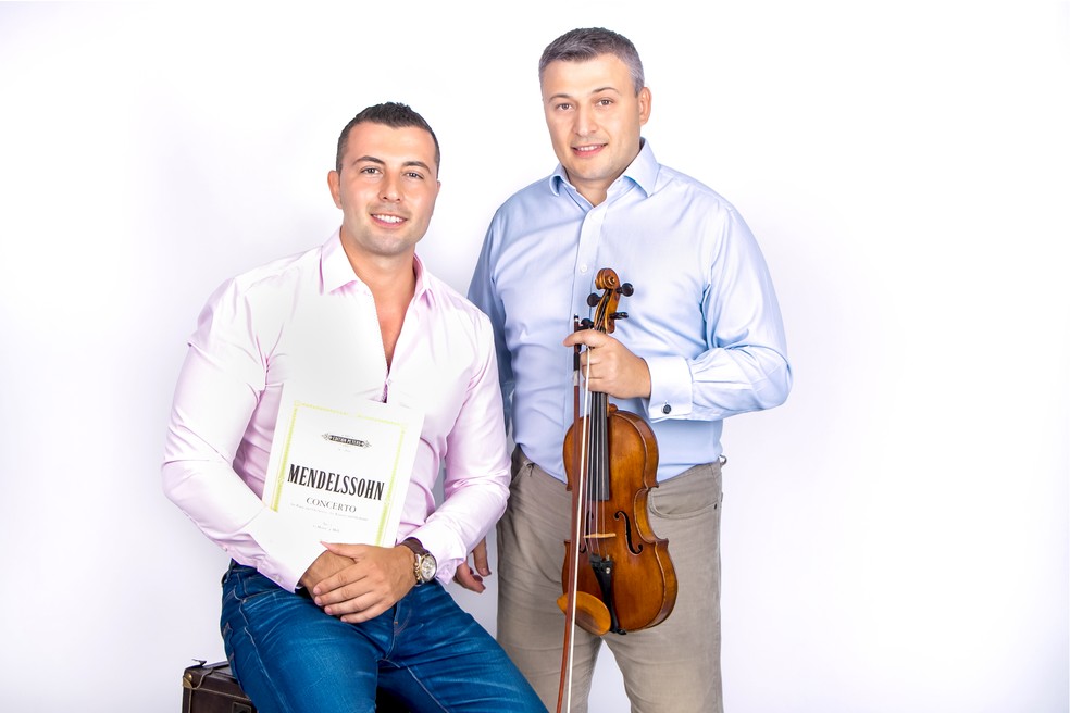 Orquestra Sinfônica do RN recebe o Duo Stankov — Foto: Divulgação