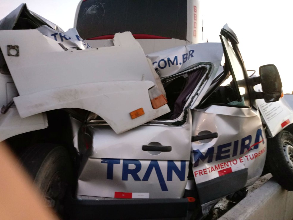 Engavetamento interdita a Rodovia Raposo Tavares e provoca mortes em Sorocaba — Foto: Arquivo Pessoal