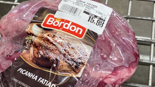 Nova oferta de picanha fatiada bovina em supermercado viraliza; entenda a polêmica