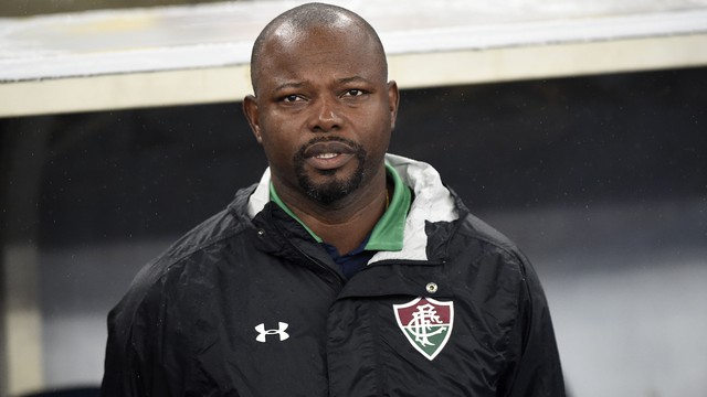 Marcão, técnico do Fluminense, na partida contra o Palmeiras
