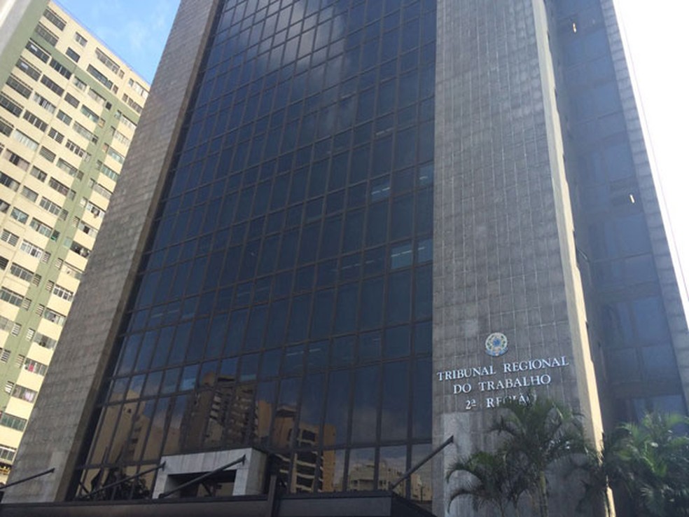 Tribunal Regional do Trabalho da 2ª região, no Centro de São Paulo  — Foto: Paula Paiva Paulo/G1