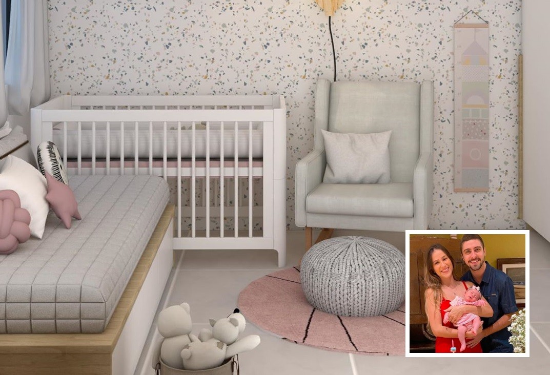 Eike Duarte mostra o quarto de Filipa, sua primeira filha (Foto: Reprodução/Instagram)