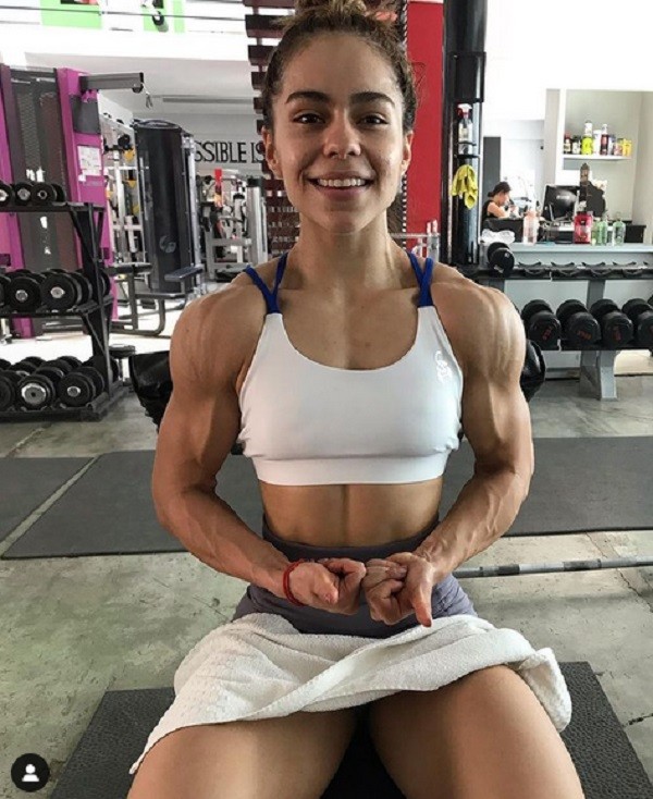 A influencer fitness mexicana Odalis Santos Mena (Foto: Instagram)