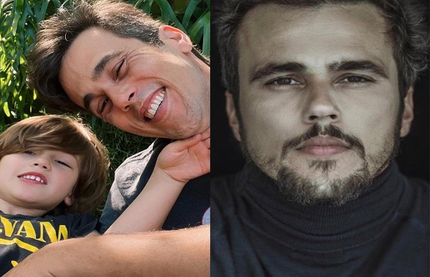 Bruno Ferrari surge sem barba e Paloma Duarte brinca: 'Parece que tem 30' (Foto: reprodução/instagram)