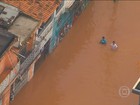 Temporal provoca alagamentos na Zona Leste de São Paulo