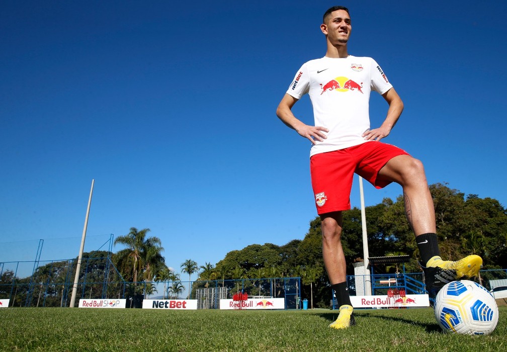 Bruno Praxedes, volante do Bragantino — Foto: Ari Ferreira/Red Bull Bragantino