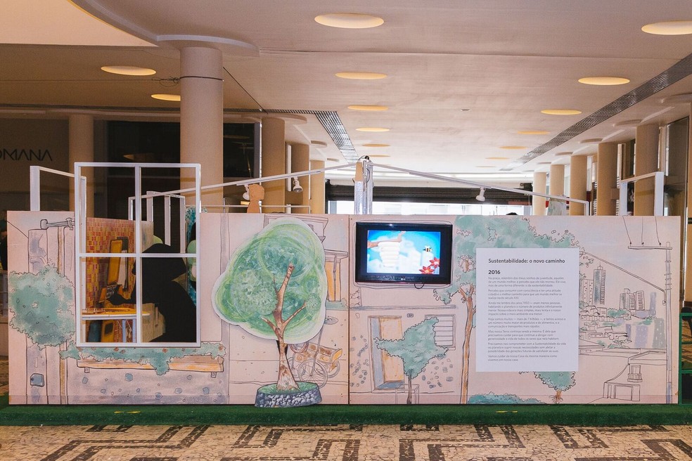 Exposição promove debate sobre consumo e sustentabilidade (Foto: Divulgação)