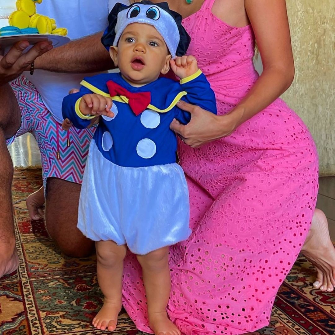 Biah Rodrigues e Sorocaba comemoram 9 meses do filho, Théo (Foto: reproduçõa/instagram)