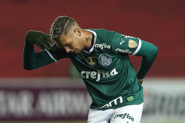 Artilheiro da Libertadores, Rafael Navarro quer comemorar mais gols no torneio continental (Foto: Cesar Greco /  Palmeiras)