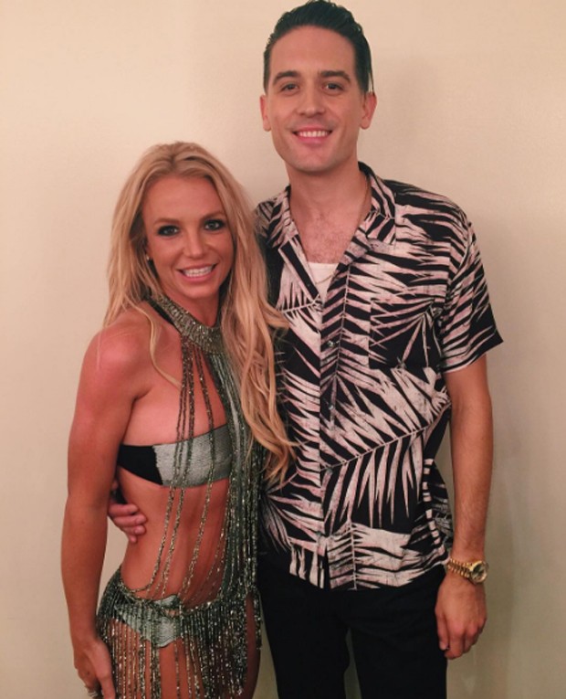 Britney Spears e G-Eazy (Foto: Instagram / Reprodução)