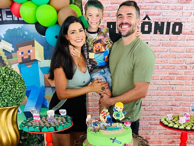 Party Cakes : Ontem teve Minecraft na festa do João Gabriel