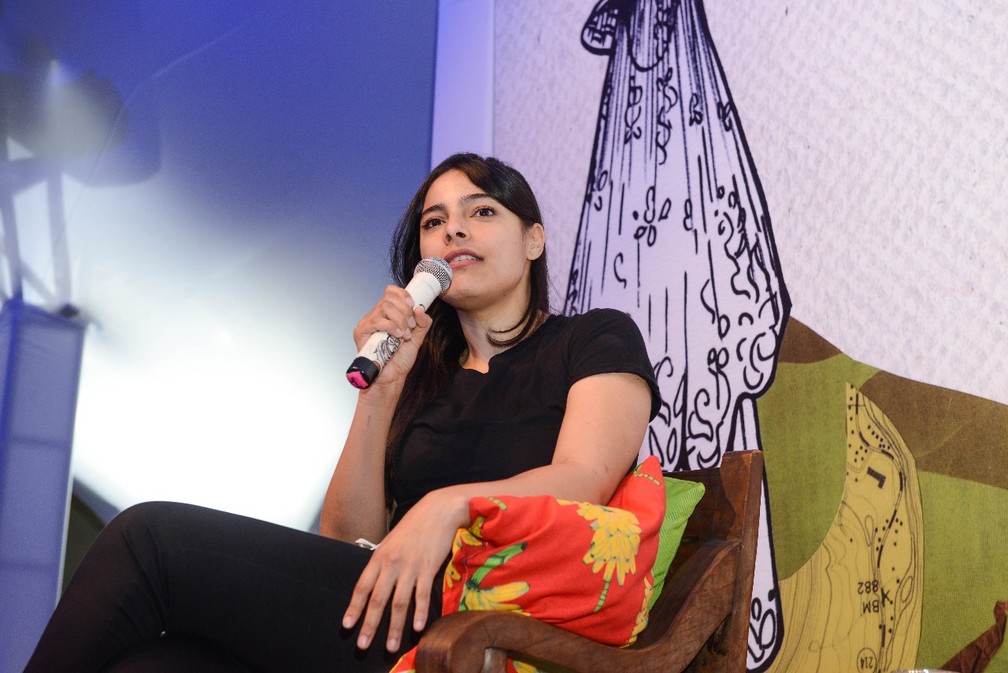Margarita García Robayo na Flica — Foto: Ricardo Prado