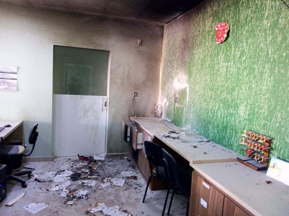 Ninguém ficou ferido após o ataque no hospital de Garça  — Foto: Arquivo pessoal 