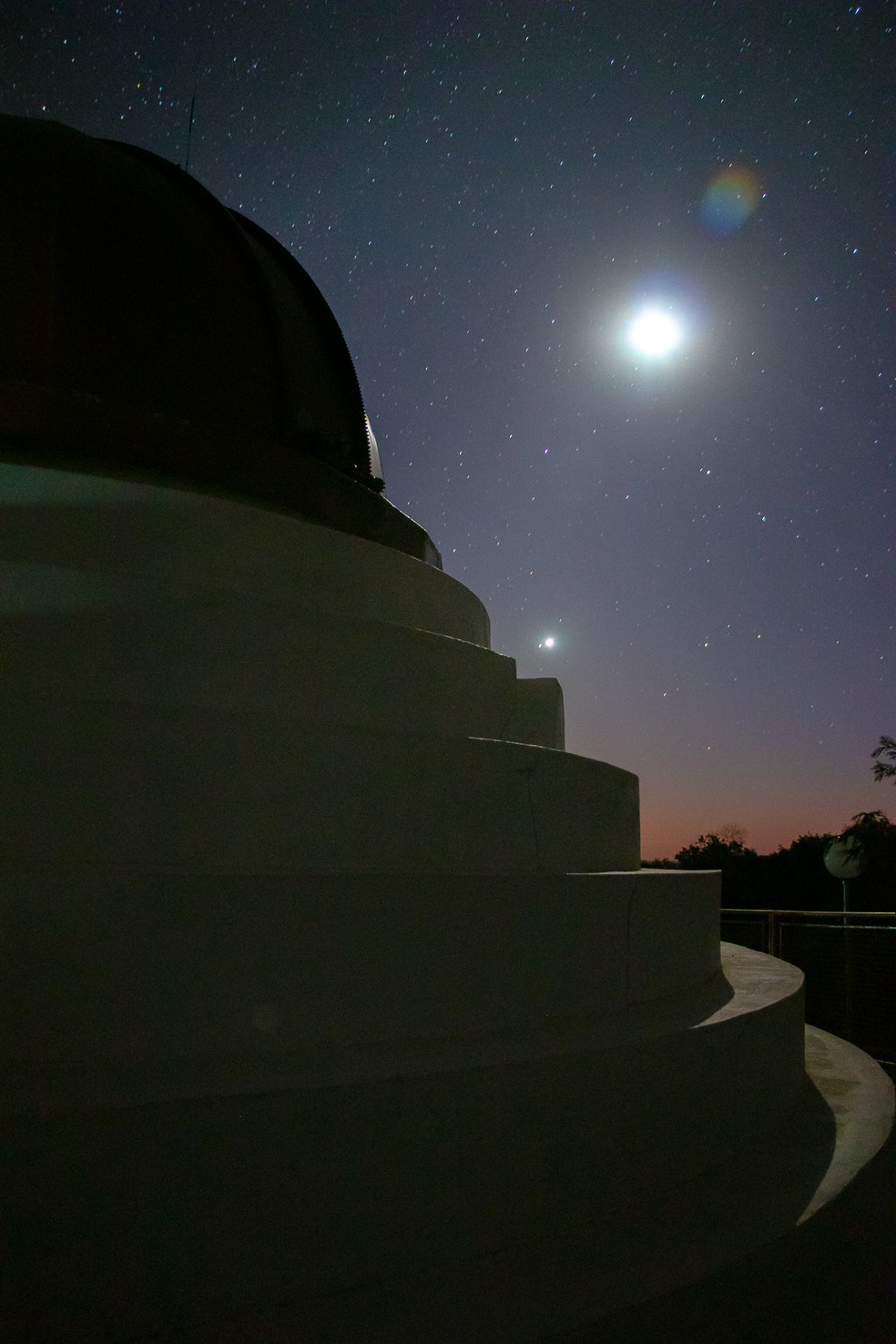 Fotografo utiliza observatório para fazer registro do céu em MS — Foto: Silas Ismael/Foto