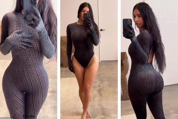 Os looks coladíssimos de Kim Kardashian (Foto: Reprodução/Instagram)