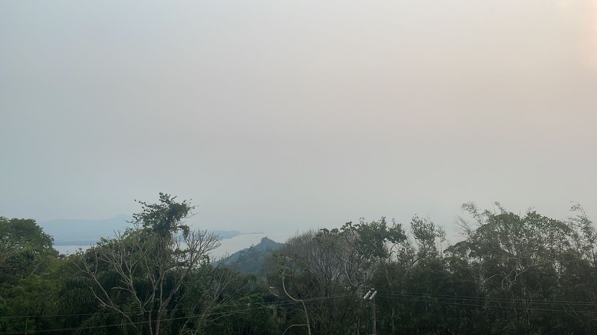 Fotos mostram fumaça das queimadas da Amazônia em Florianópolis | Santa ...